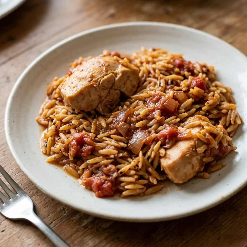 Chicken youvetsi