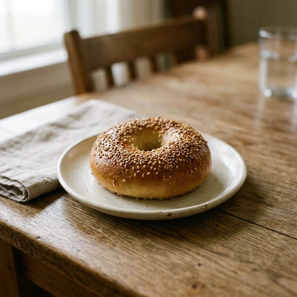 Single Boiled Sesame Bagel