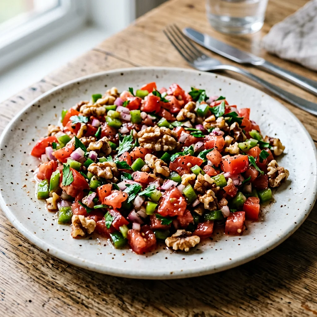 Gavurdagi Tomato Walnut Salad
