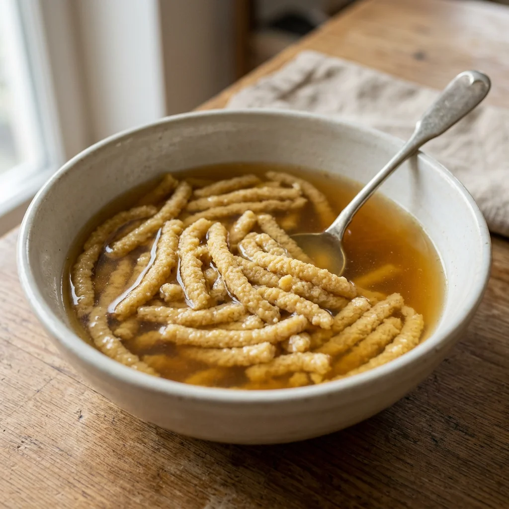 Passatelli Breadcrumb Parmesan Broth