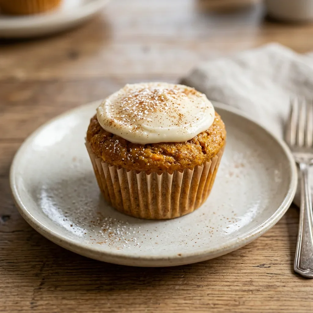 Pumpkin cupcake