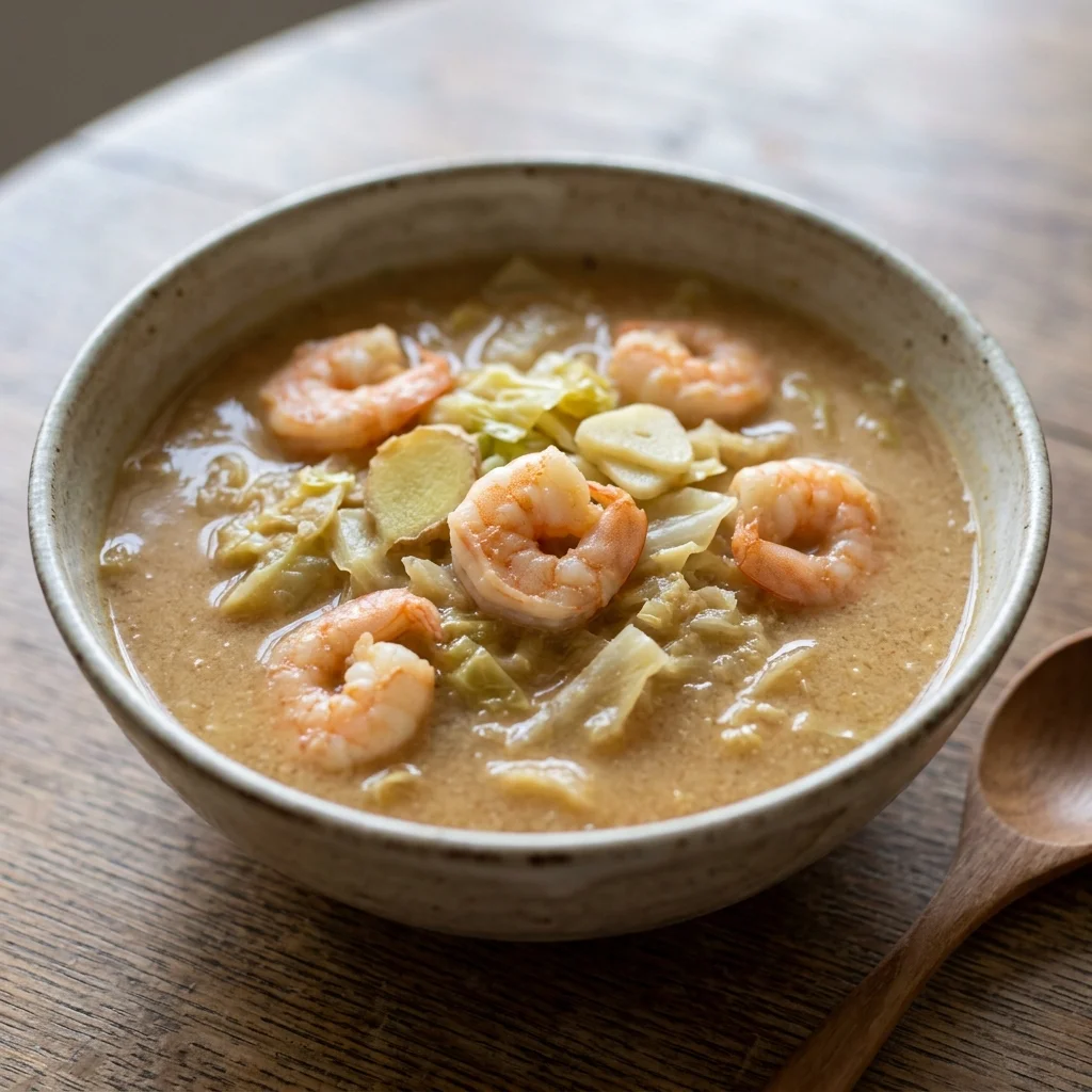 Shrimp Miso Coconut Stew