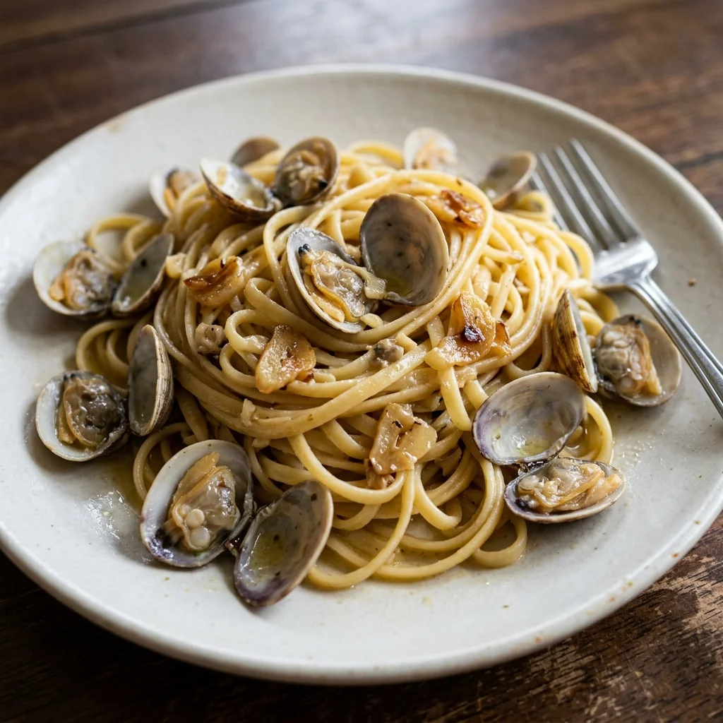 Clam Garlic Butter Pasta