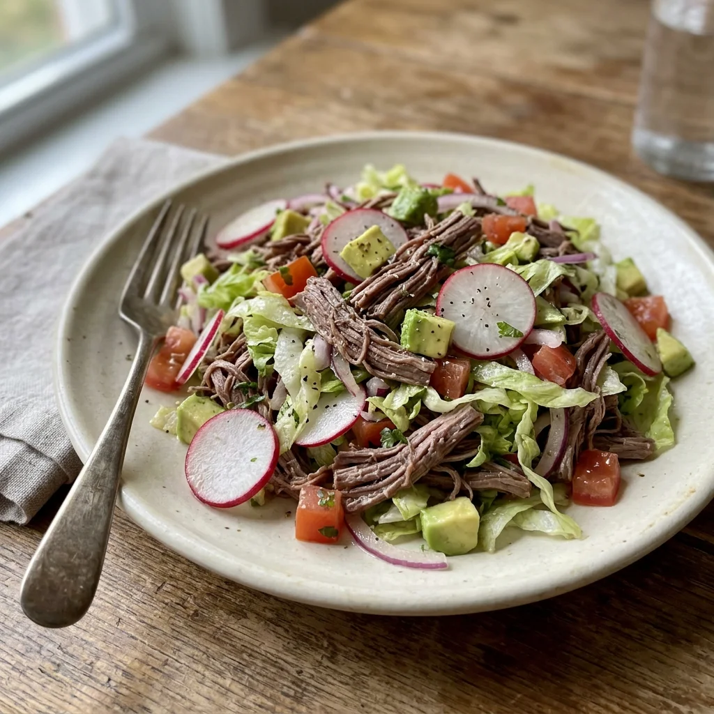 Mexican Shredded Beef Salpicon