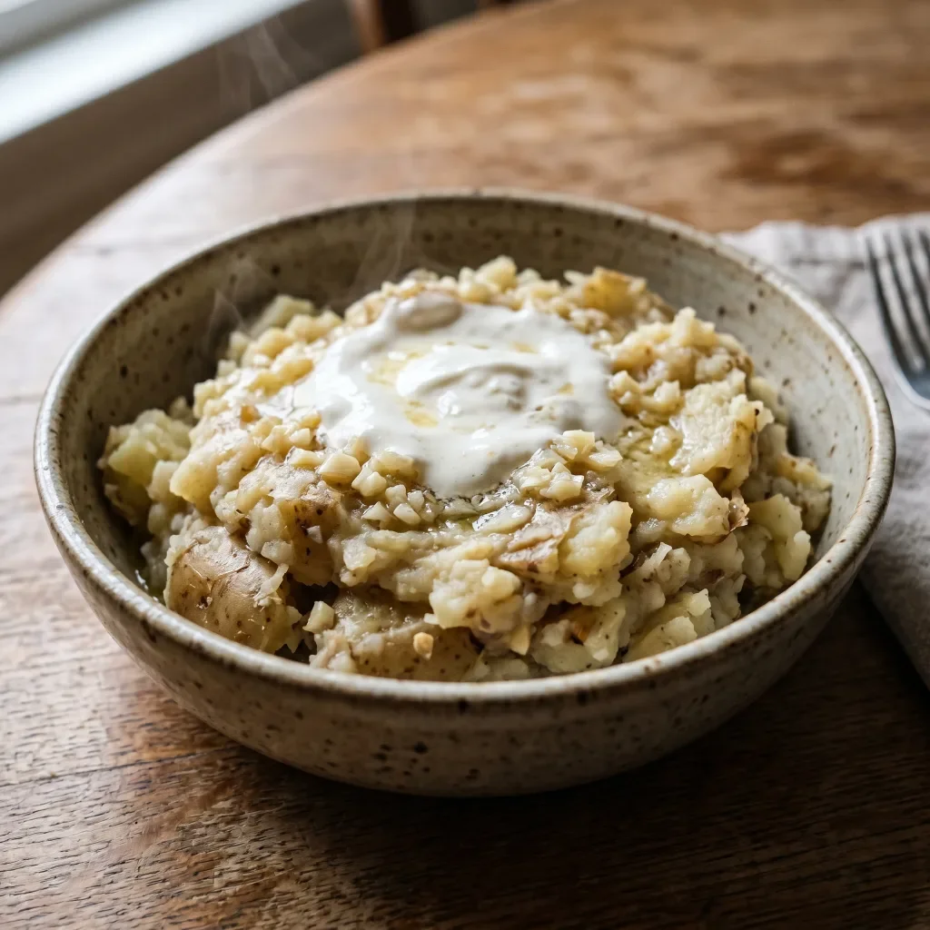 Garlic Potato Sour Cream Bowl