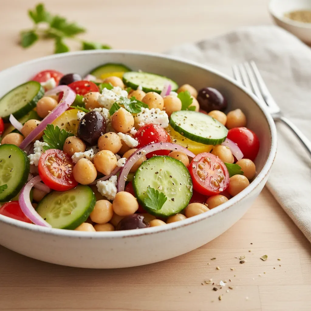 Mediterranean Chickpea Salad
