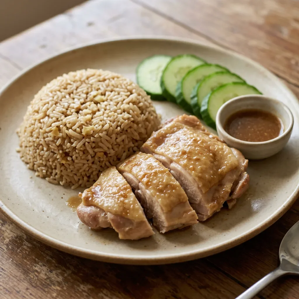 Hainanese Chicken Rice