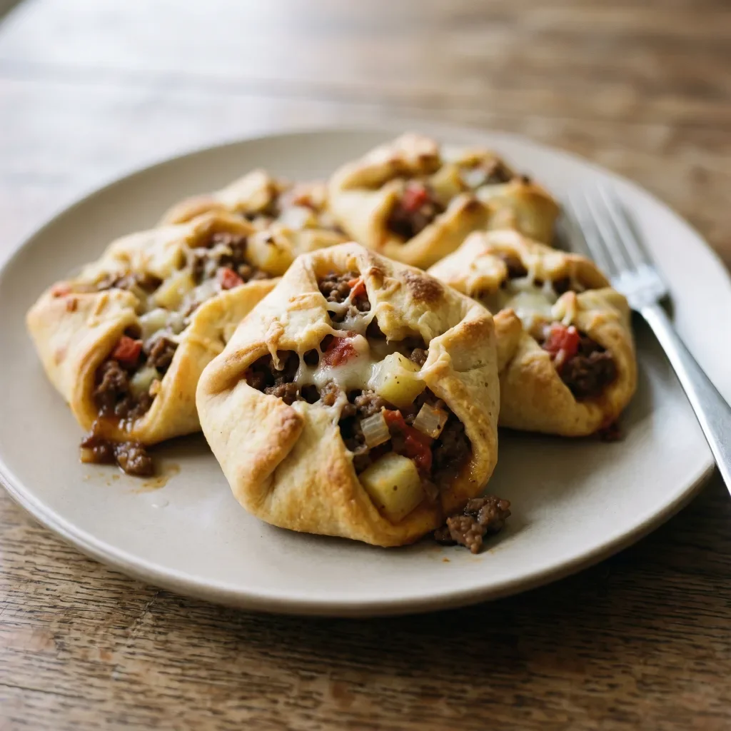 Beef Potato Hand Pie Rosettes