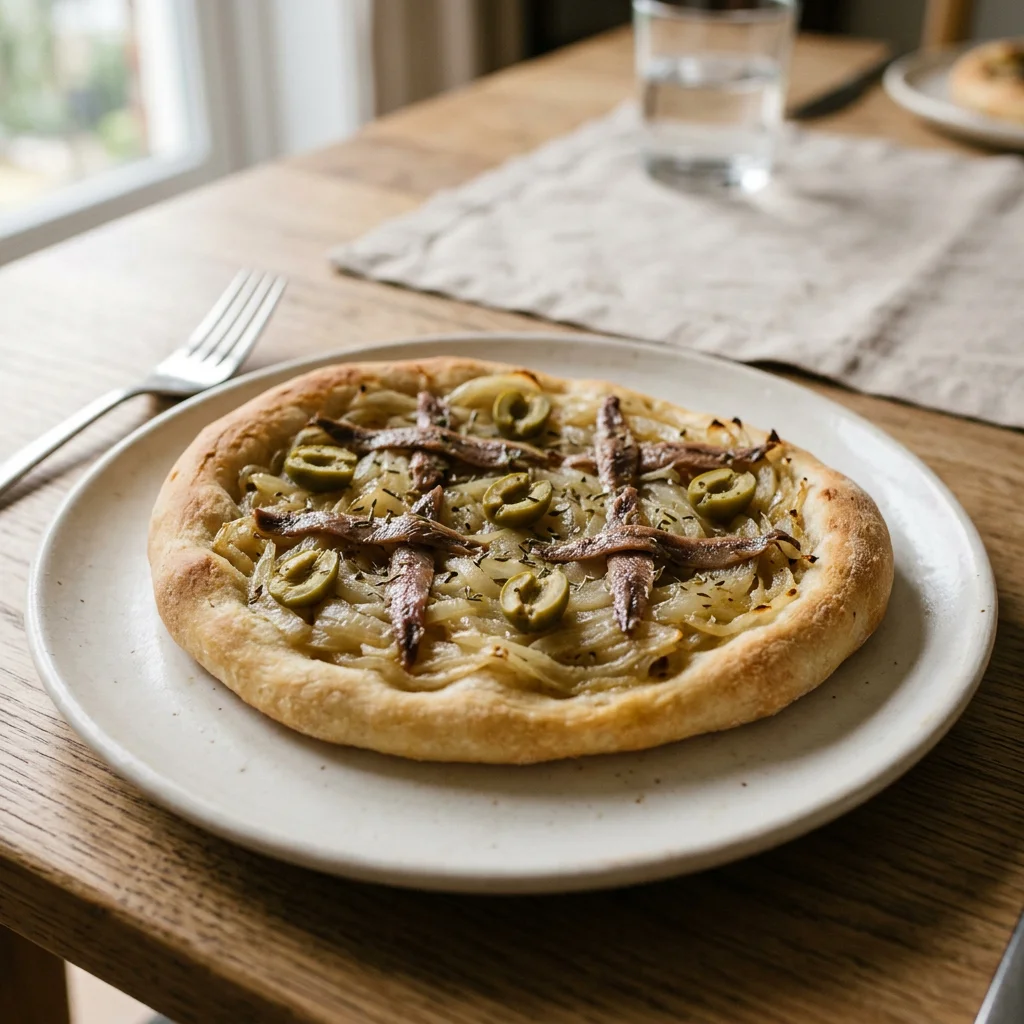 Individual Green Olive Pissaladiere