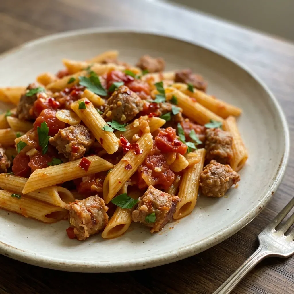 Calabrian Chili Sausage Penne