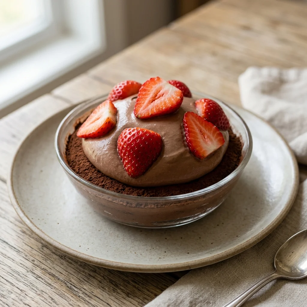 Strawberry Cream Chocolate Dome Cups