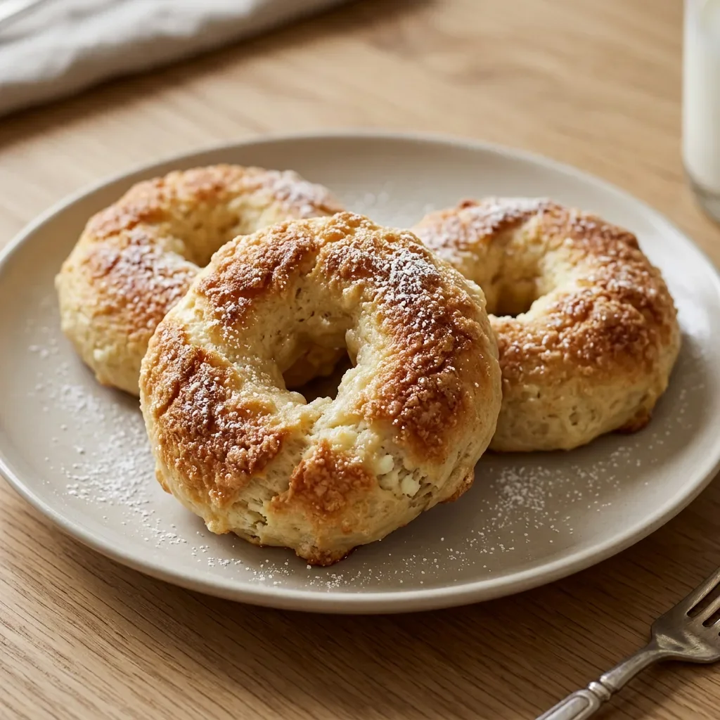 Cottage cheese bagels