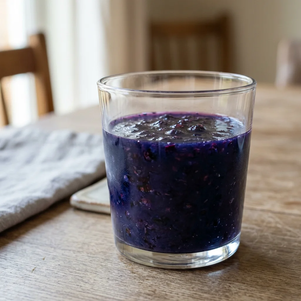 Single Blueberry Kissel Drink