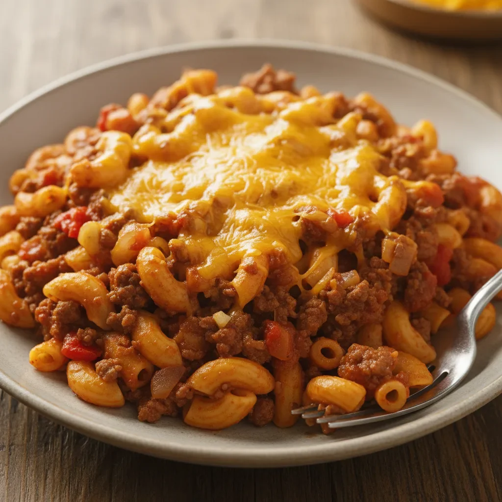 American Beef Goulash Pasta