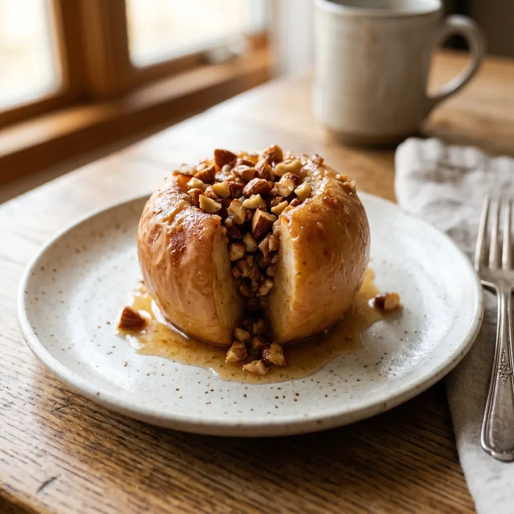 Honey Almond Baked Apples