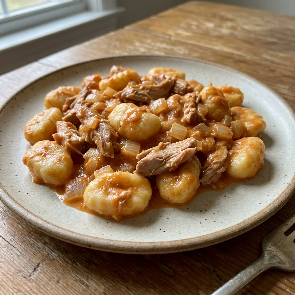 Rabbit Gnocchi Tomato Cream