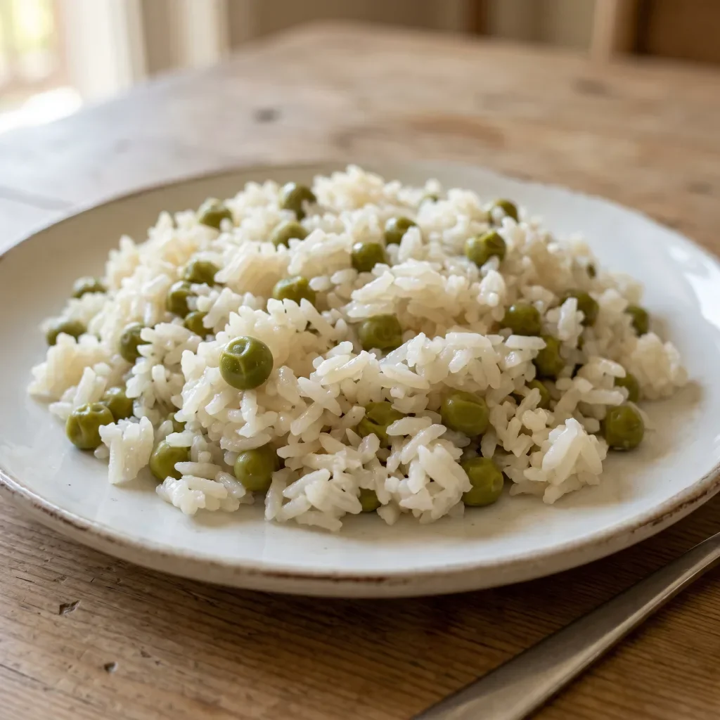 Coconut Oil Green Pea Rice