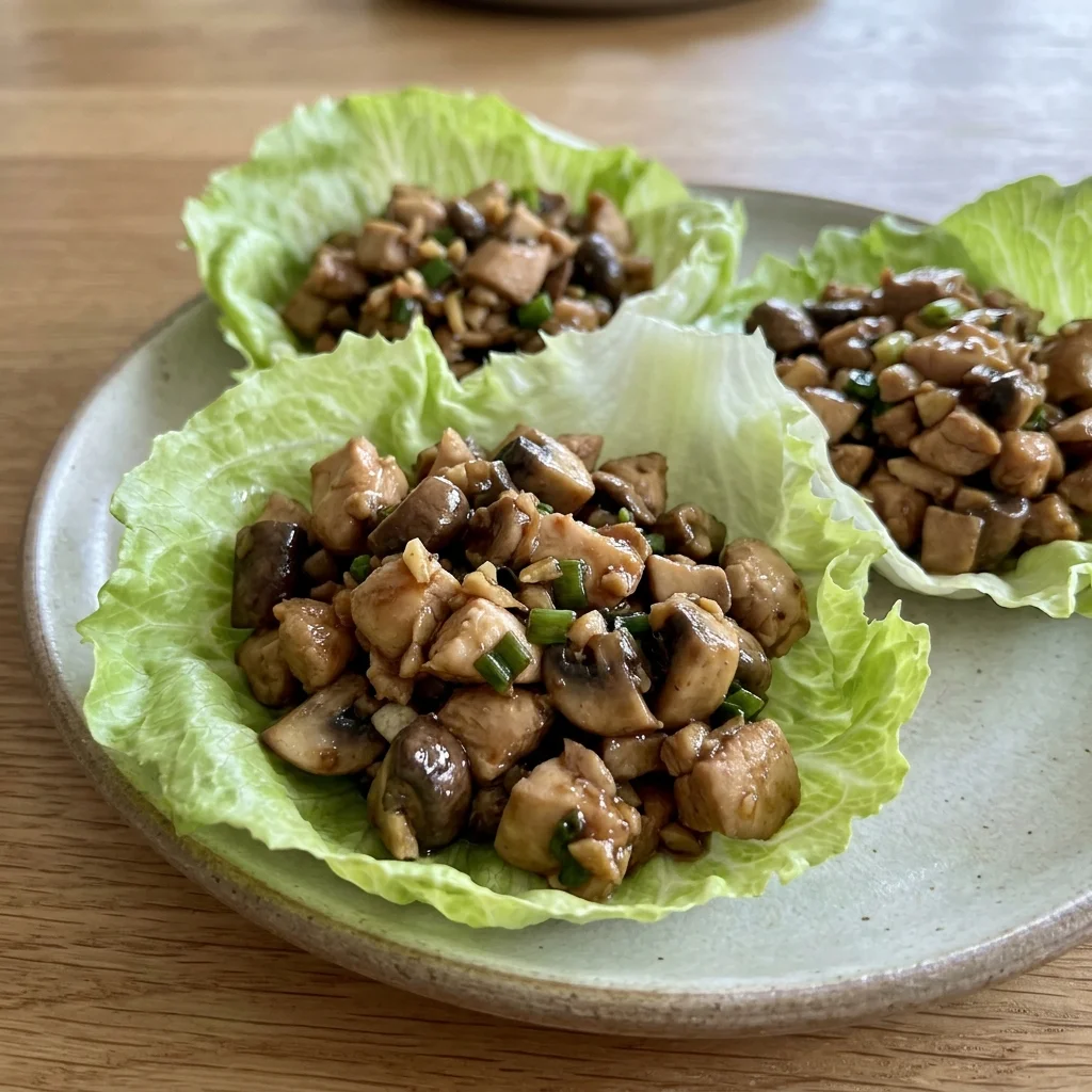 Hoisin Chicken Lettuce Cups