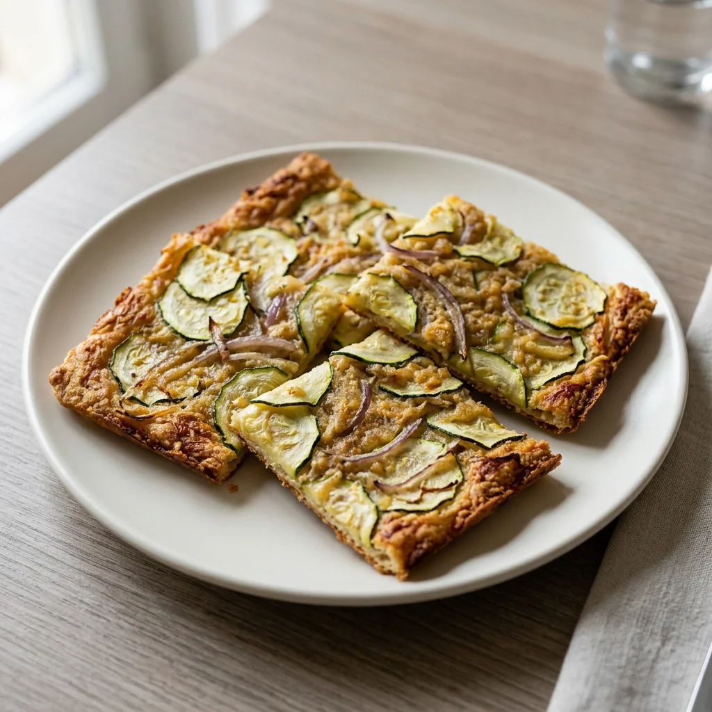 Single Crisp Zucchini Scarpaccia