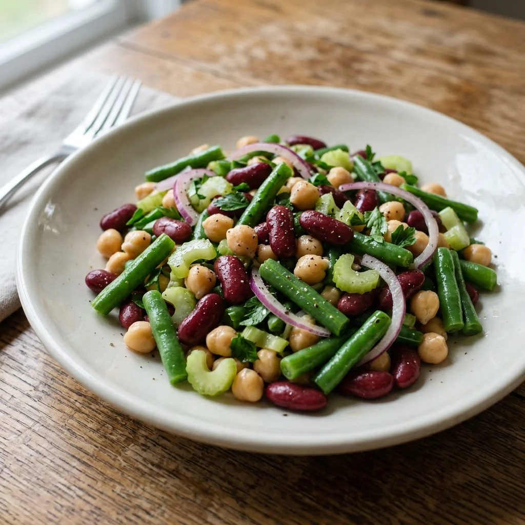 Three Bean Vinaigrette Salad
