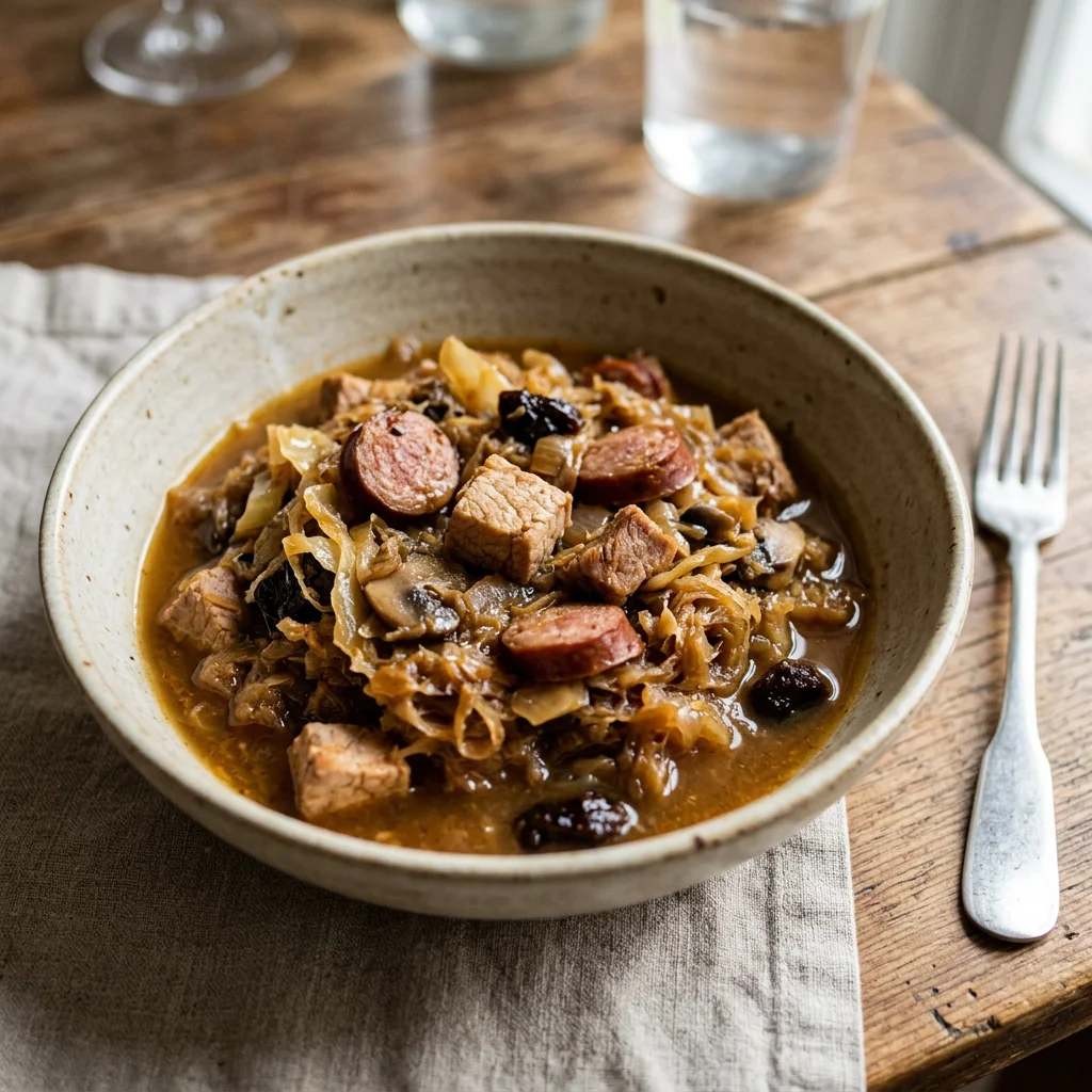 Bigos Pork and Sauerkraut Stew
