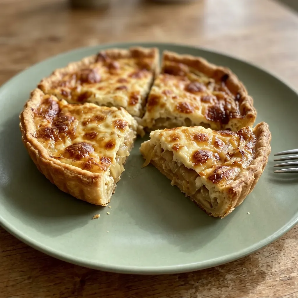 Sour Cream Mozzarella Onion Tart