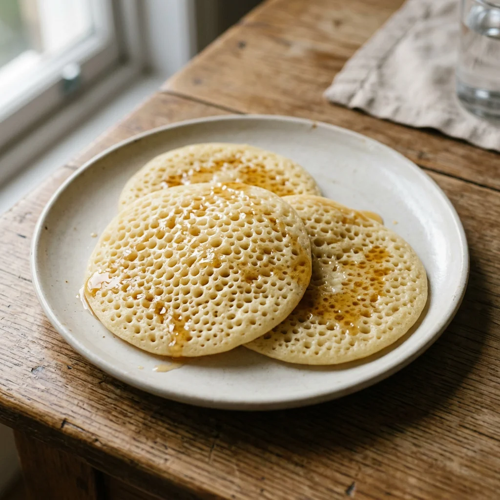 Baghrir with Honey Butter
