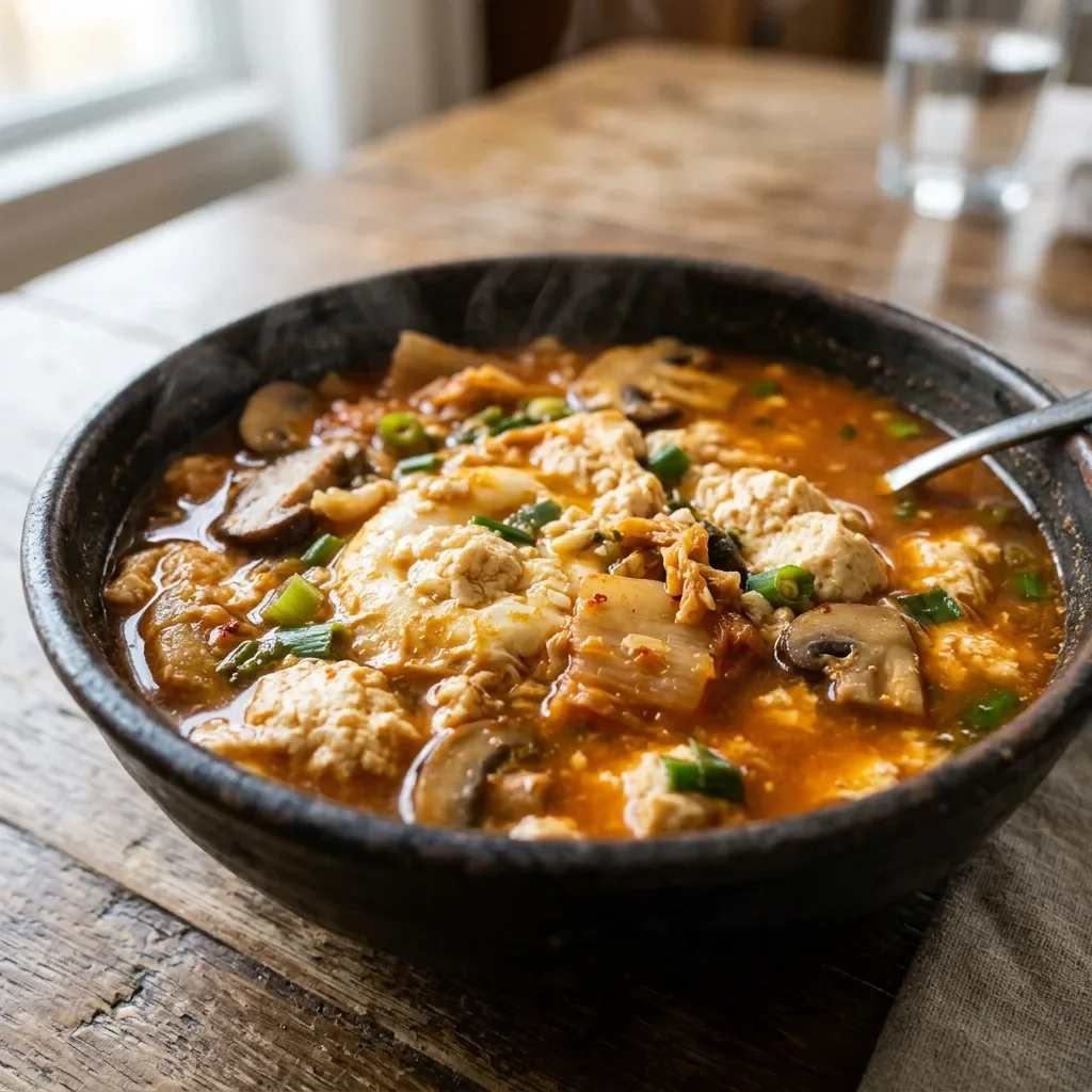 Sundubu-Style Soft Tofu Stew
