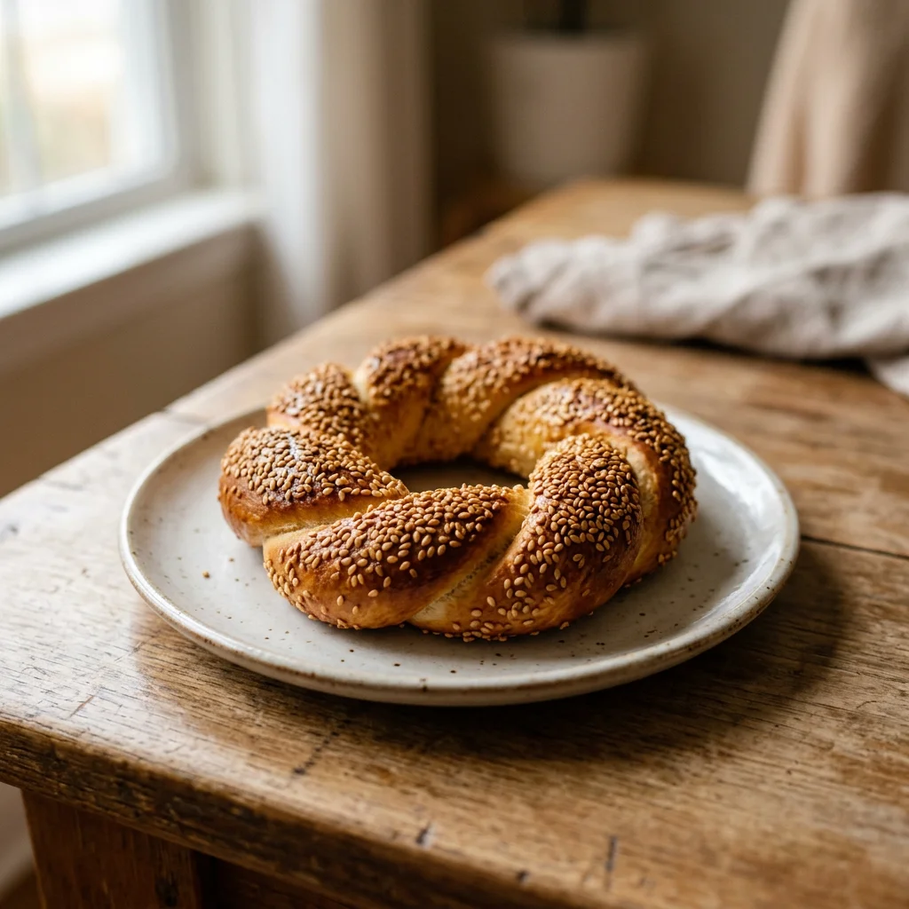 Single Simit Sesame Bread Ring