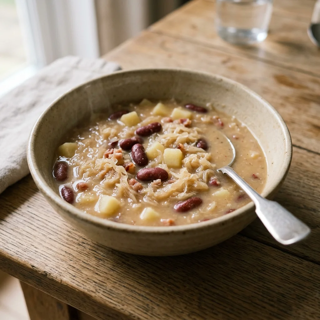 Single Jota Bean Sauerkraut Soup