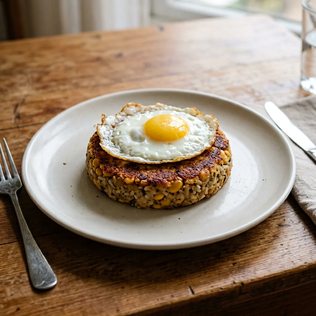 Single Bean Rice Tacu Tacu with Egg