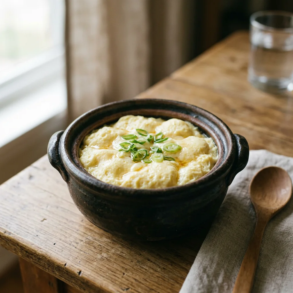 Gyeranjjim Fluffy Steamed Eggs