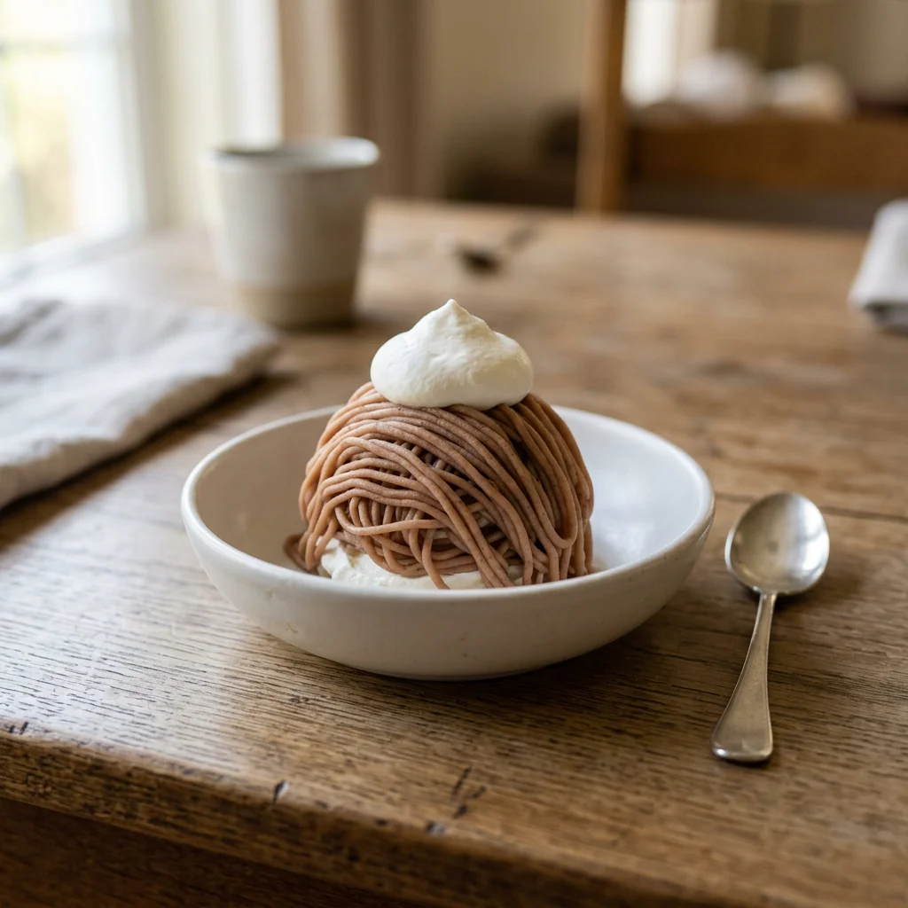 Single Vanilla Chestnut Mont Blanc