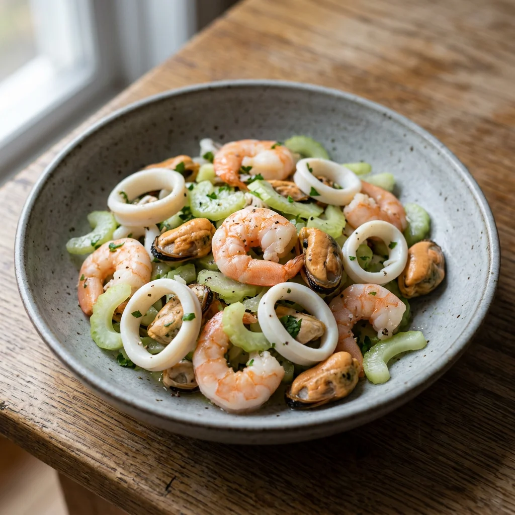 Italian Mixed Seafood Celery Salad