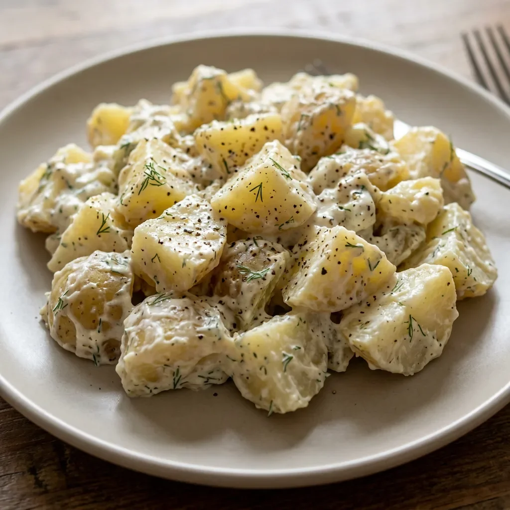 Greek Yogurt Caesar Potato Salad
