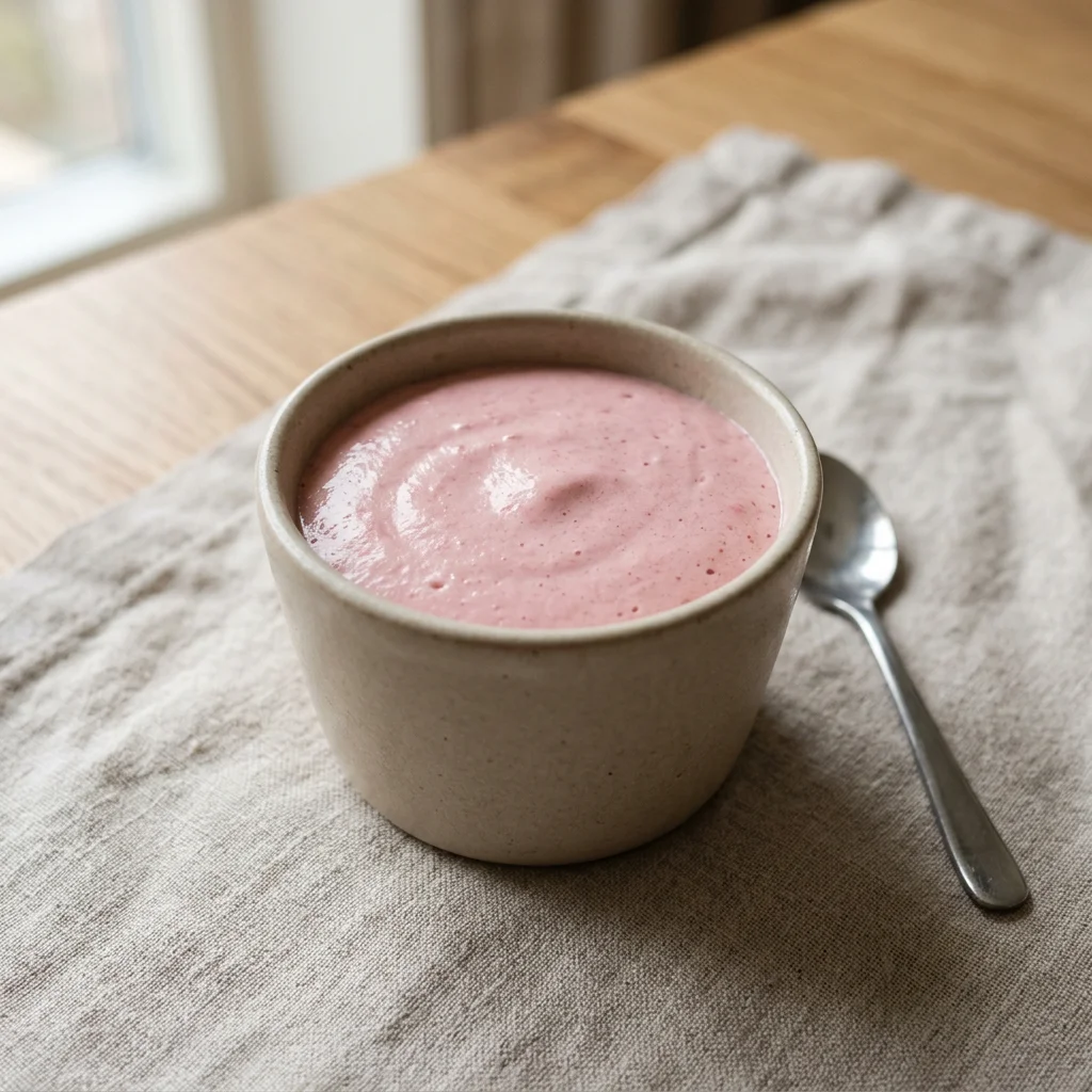 Raspberry Cream Mousse Cup
