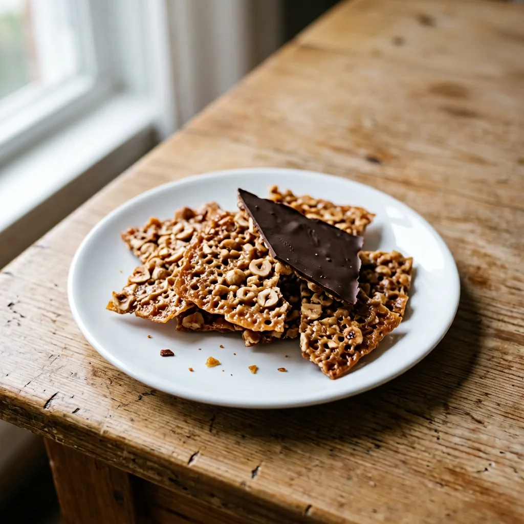 Single Hazelnut Florentine Bark