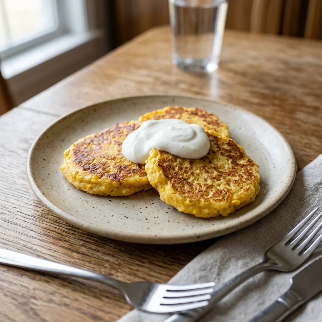 Chorreadas Fresh Corn Pancakes