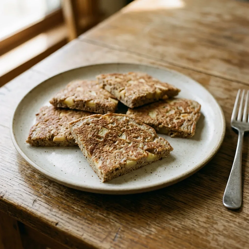 Buckwheat Apple Pancake Squares